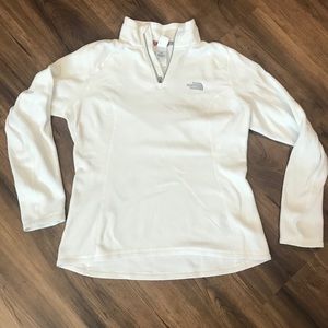 North face woman’s white sweatshirt